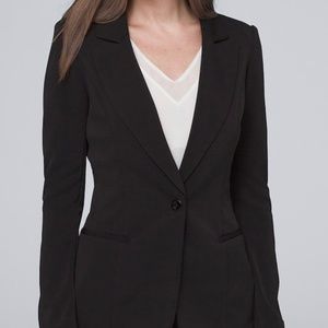 WHBM Essential Black Blazer Size 10